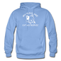 Cat Puns - White - Gildan Heavy Blend Adult Hoodie - carolina blue