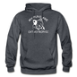 Cat Puns - White - Gildan Heavy Blend Adult Hoodie - charcoal gray