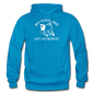 Cat Puns - White - Gildan Heavy Blend Adult Hoodie - turquoise