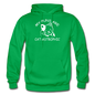 Cat Puns - White - Gildan Heavy Blend Adult Hoodie - kelly green