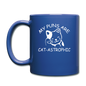 Cat Puns - White - Full Color Mug - royal blue