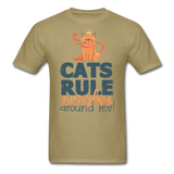 Cats Rule - Unisex Classic T-Shirt - khaki
