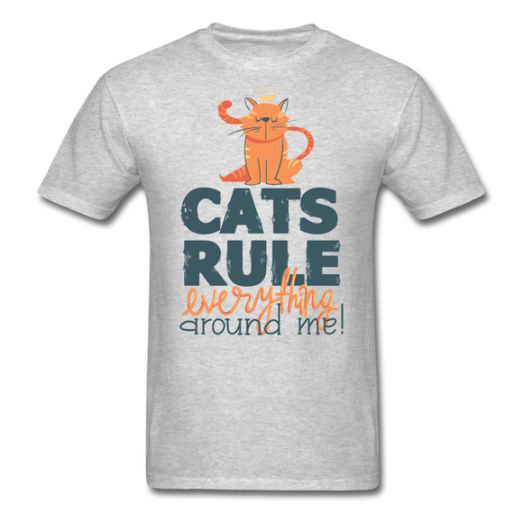 Cats Rule - Unisex Classic T-Shirt - heather gray
