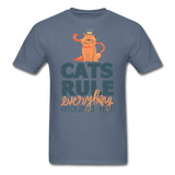 Cats Rule - Unisex Classic T-Shirt - denim