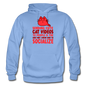 Cat Videos - Gildan Heavy Blend Adult Hoodie - carolina blue