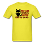 My Cat Won't Dump Me By Text - Unisex Classic T-Shirt - yellow