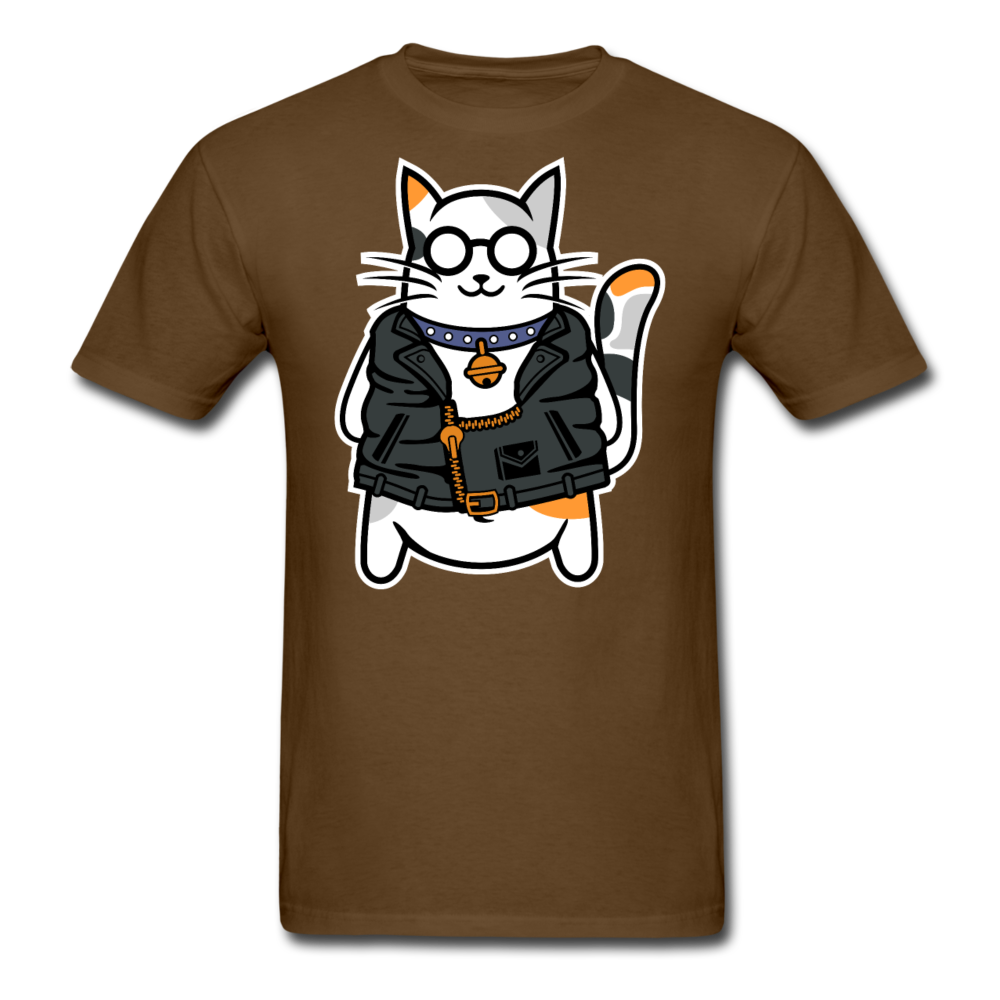 Cool Cat - Unisex Classic T-Shirt - brown