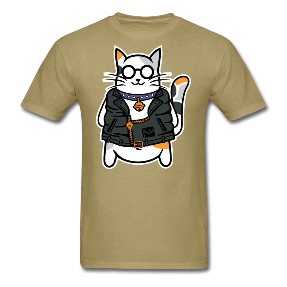 Cool Cat - Unisex Classic T-Shirt - khaki