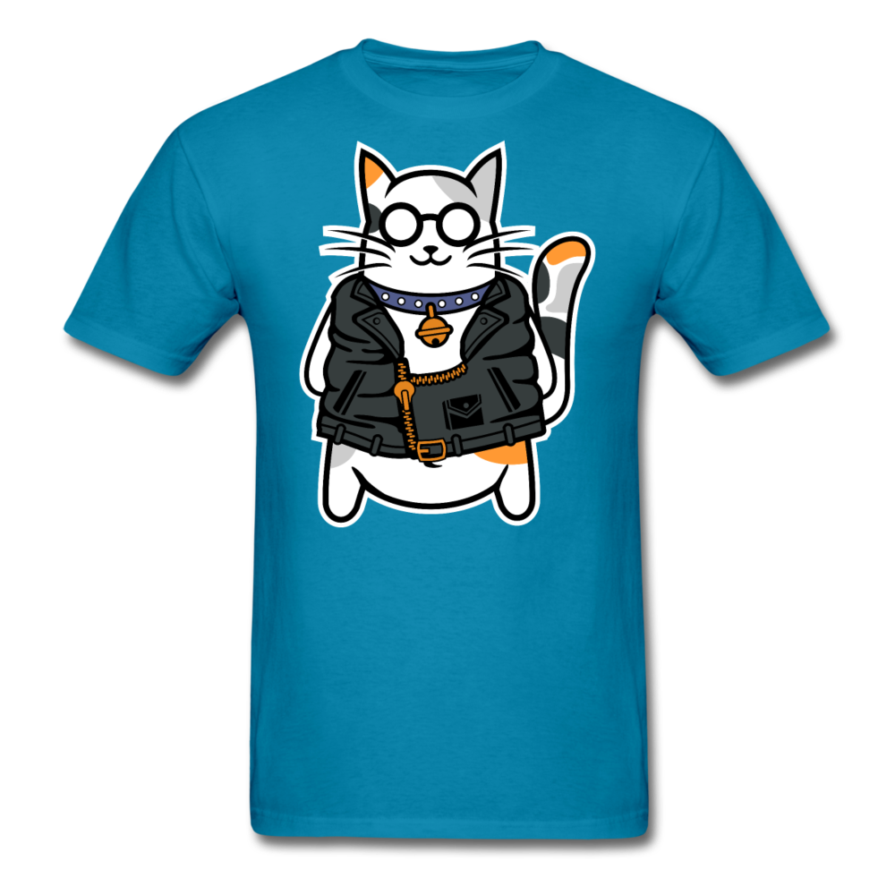 Cool Cat - Unisex Classic T-Shirt - turquoise