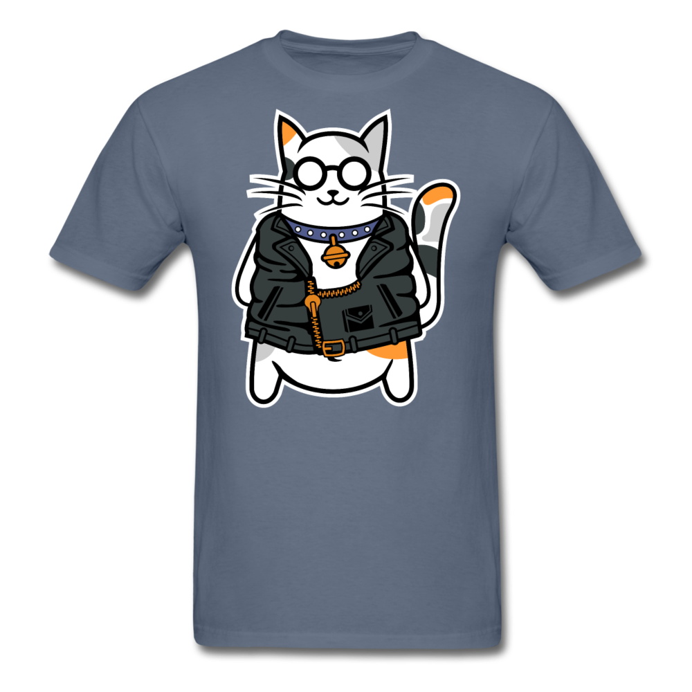 Cool Cat - Unisex Classic T-Shirt - denim