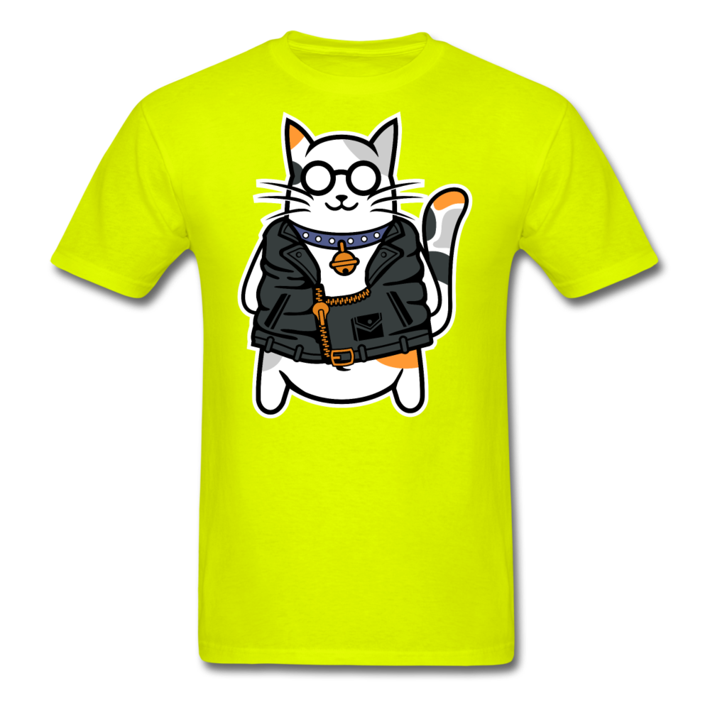 Cool Cat - Unisex Classic T-Shirt - safety green