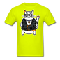 Cool Cat - Unisex Classic T-Shirt - safety green