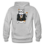 Cool Cat - Gildan Heavy Blend Adult Hoodie - heather gray