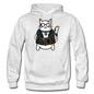 Cool Cat - Gildan Heavy Blend Adult Hoodie - light heather gray