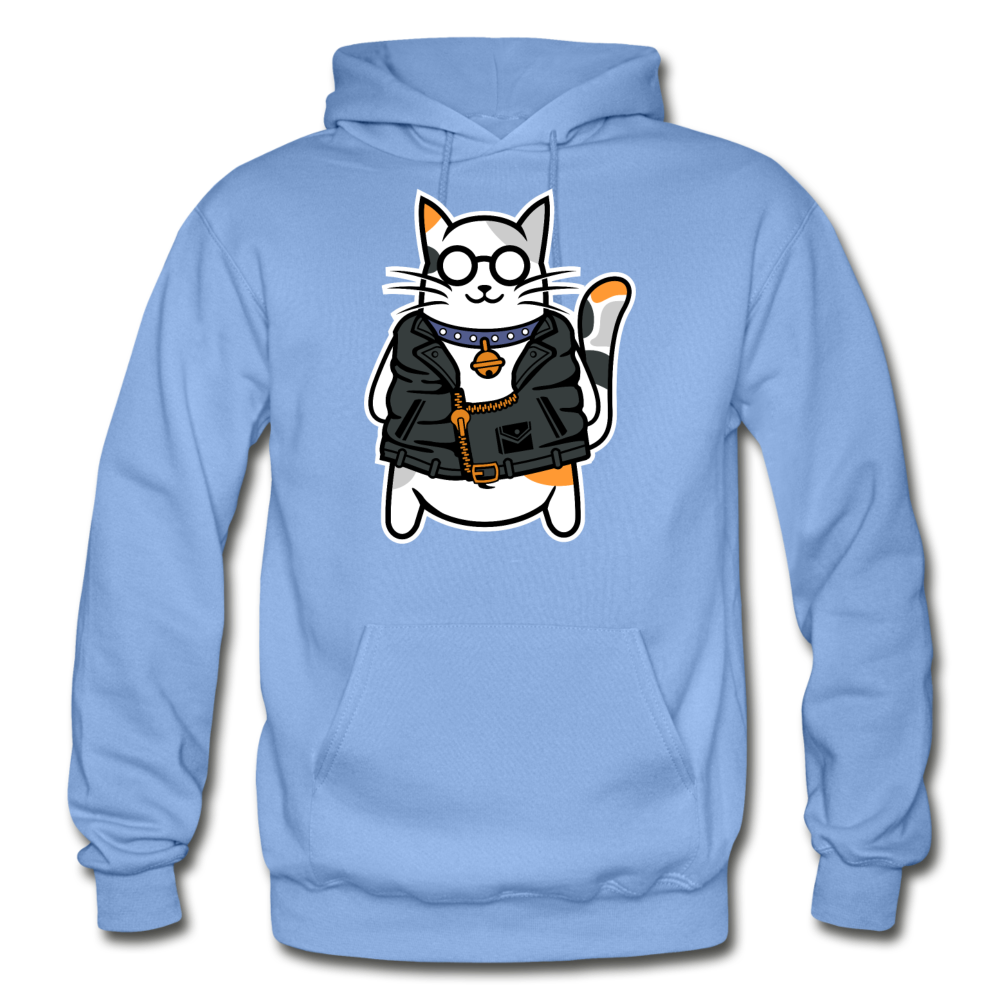 Cool Cat - Gildan Heavy Blend Adult Hoodie - carolina blue