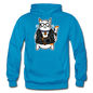 Cool Cat - Gildan Heavy Blend Adult Hoodie - turquoise