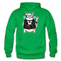 Cool Cat - Gildan Heavy Blend Adult Hoodie - kelly green