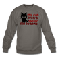 My Cat Won't Dump Me By Text - Crewneck Sweatshirt - asphalt gray