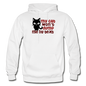 My Cat Won't Dump Me By Text - Gildan Heavy Blend Adult Hoodie - white