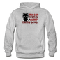 My Cat Won't Dump Me By Text - Gildan Heavy Blend Adult Hoodie - heather gray