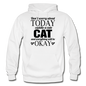 Cuddle A Cat - Gildan Heavy Blend Adult Hoodie - white