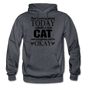 Cuddle A Cat - Gildan Heavy Blend Adult Hoodie - charcoal gray