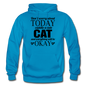 Cuddle A Cat - Gildan Heavy Blend Adult Hoodie - turquoise