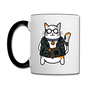 Cool Cat - Contrast Coffee Mug - white/black