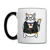 Cool Cat - Contrast Coffee Mug - white/black