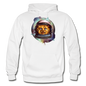 Cosmic Kitty - Gildan Heavy Blend Adult Hoodie - white