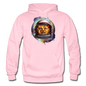 Cosmic Kitty - Gildan Heavy Blend Adult Hoodie - light pink