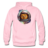 Cosmic Kitty - Gildan Heavy Blend Adult Hoodie - light pink