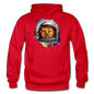 Cosmic Kitty - Gildan Heavy Blend Adult Hoodie - red