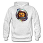 Cosmic Kitty - Gildan Heavy Blend Adult Hoodie - light heather gray