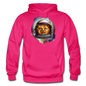 Cosmic Kitty - Gildan Heavy Blend Adult Hoodie - fuchsia