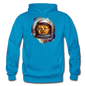 Cosmic Kitty - Gildan Heavy Blend Adult Hoodie - turquoise