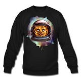 Cosmic Kitty - Crewneck Sweatshirt - black