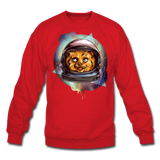 Cosmic Kitty - Crewneck Sweatshirt - red