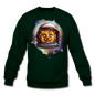 Cosmic Kitty - Crewneck Sweatshirt - forest green