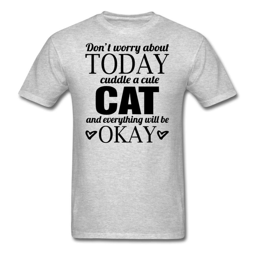 Cuddle A Cat - Unisex Classic T-Shirt - heather gray