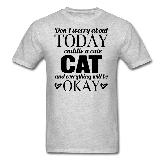 Cuddle A Cat - Unisex Classic T-Shirt - heather gray