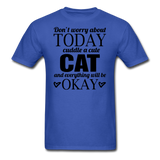 Cuddle A Cat - Unisex Classic T-Shirt - royal blue