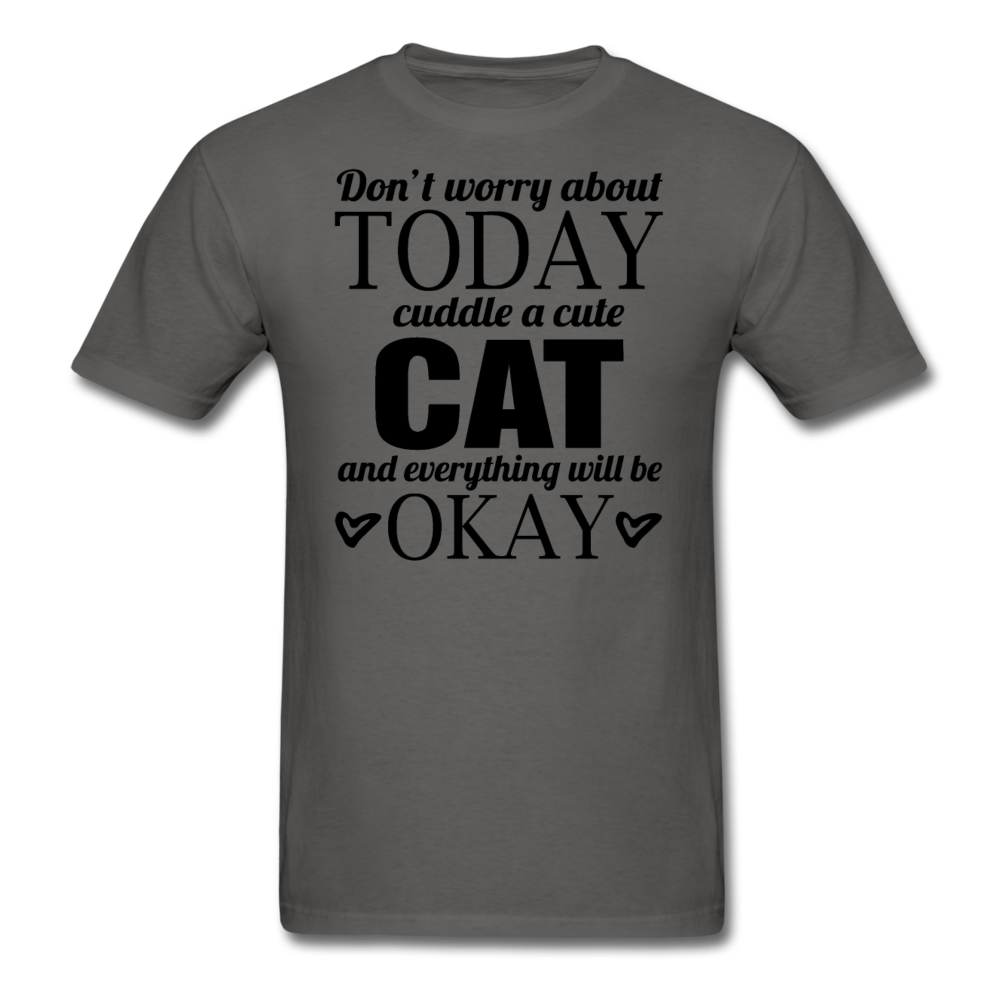 Cuddle A Cat - Unisex Classic T-Shirt - charcoal