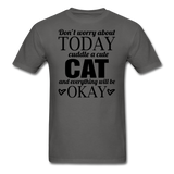 Cuddle A Cat - Unisex Classic T-Shirt - charcoal