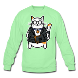 Cool Cat - Crewneck Sweatshirt - lime