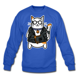 Cool Cat - Crewneck Sweatshirt - royal blue
