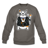 Cool Cat - Crewneck Sweatshirt - asphalt gray