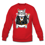 Cool Cat - Crewneck Sweatshirt - red