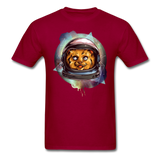 Cosmic Kitty - Unisex Classic T-Shirt - dark red
