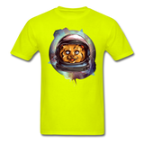 Cosmic Kitty - Unisex Classic T-Shirt - safety green